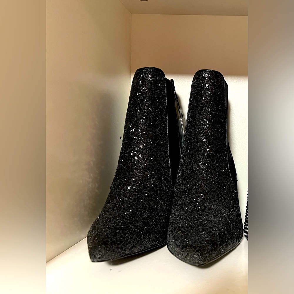 Zara sparkle ankle boots